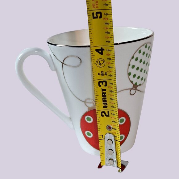 Lenox Merry and Bright Christmas Ornament Mug Cup Boxed Set of 4 - Picture 8 of 8